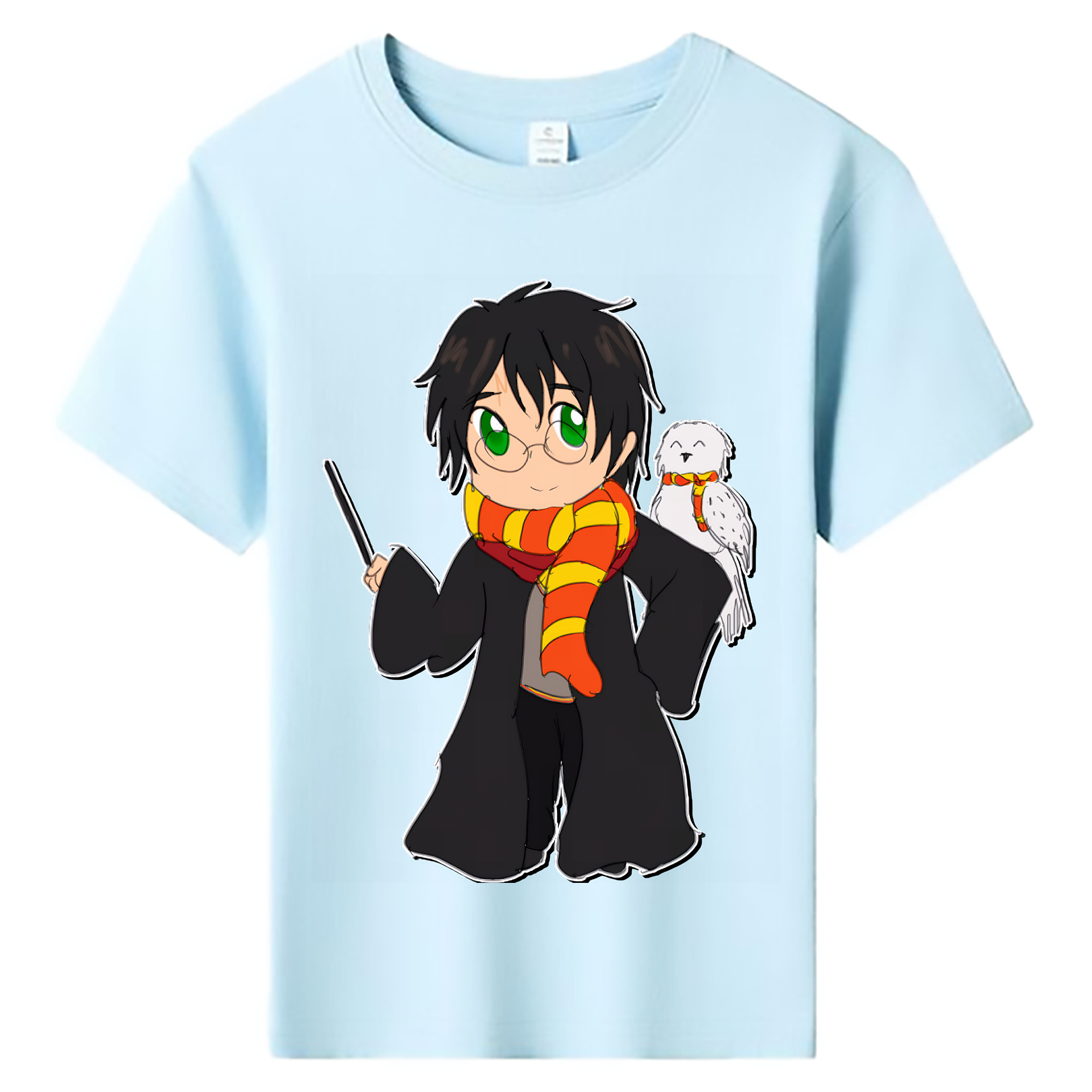 （画像用） Harry Potter ハリー・ポッターシリーズ 綿100％キッズTシャツ（フロントプリント）
